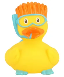 Lilalu Snorkeler Rubber Duck Bath Toy - Yellow