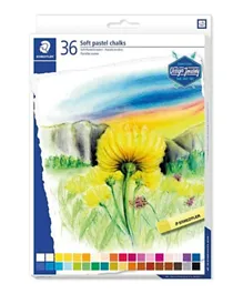 Staedtler Soft Pastel Chalk Multicolor - Pack of 36