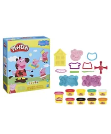 Play-Doh Peppa Pig Stylin Playset with 9 Play-Doh Cans and 11 Tools