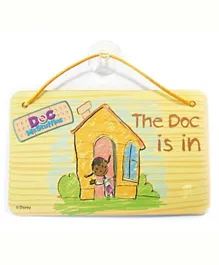 Party Centre Doc McStuffins Party Door Signs Pack of 6 - Yellow
