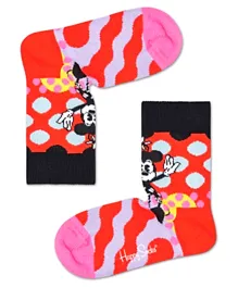 Happy Socks Kids Disney Minnie-Time Socks - Multicolour