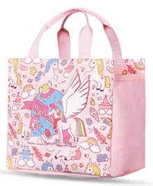 Nohoo Kids Hand Lunch Bag Unicorn - Pink