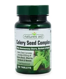 Natures Aid Celery Seed Complex Food Supplement - 60 Tablets