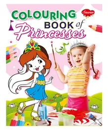 Sawan Colouring Book Of Princesses - Multicolour