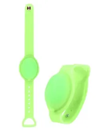 Talabety Wearable Wristband Hand Dispenser For Adult & Kids with Beak Bottle 10 ml - Green