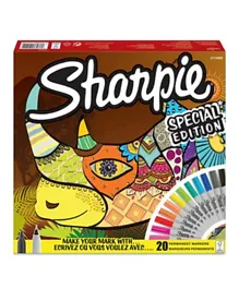 Sharpie Permanent Rhino Markers Pack of 20 - Assorted