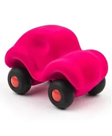 Rubbabu Soft Baby Educational Toy The Little Rubbabu Car - Pink