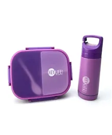 Star Babies Kids Lunch Box With Water Bottle -Purple
