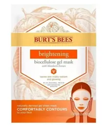 Burts Bees Brightening Biocellulose Gel Face Mask - 22g