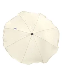 Cam Parasol With Crystals - White