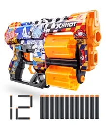 X-Shot Skins Dread Sonic Bulk Super Speed Dart Gun - 13 Pieces