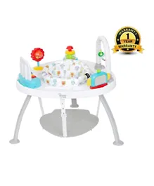 Baby Trend 3 in 1 Bounce N Play Activity Center Woodland Walk - White
