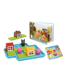 Smart Games 3 Little Piggies Deluxe A Preschool Puzzle Game - Multi Color
