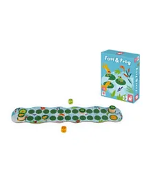 Janod Racing Board Game Fast & Frog - 2 Players