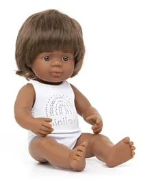 Miniland Aboriginal Boy Baby Doll - 38 cm