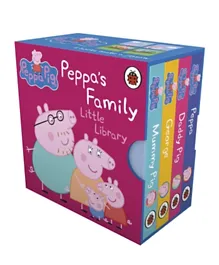 Peppa Pig: Peppa's Family Little Library of 4 Books Set - 48 Pages