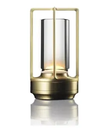 مصباح مكتب معدني محمول من هوك - ذهبي