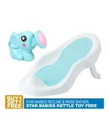 Star Babies Recline Bather with Kettle Toy - 2 Pieces