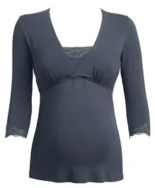 Maternity and Nursing Top Khali - Night Blue