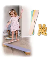 Stoked Kids Wooden Balance Beam LM-B03 - Multicolor