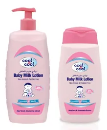 Cool & Cool Baby Milk Lotion 500 ml + Free 250 ml - Pink