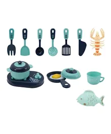 STEM Tableware Suitcase Cooking Time Play Set - 15 Pieces
