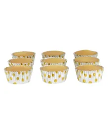 PME Gold Foil Polka Dots Foil Lined Cupcake Cases - Pack of 30