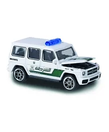 Majorette Blister Card Dubai Police Mercedes AMG G63 Car - Pack of 1