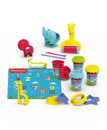 Fisher Price Dough Play Set With Carry Case - 16 Pc