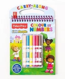 Paper back Colour By Numbers Set Carry Along