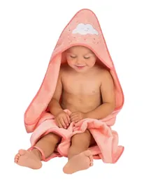 ClevaMama Apron Baby Bath Towel - Pink