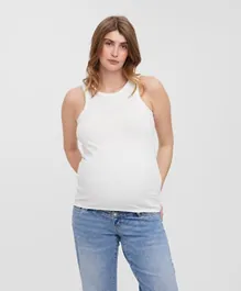 Vero Moda Maternity Sleeveless Tank Top - Snow White