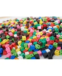 Commotion Distribution Interlocking Cubes - Multicolor