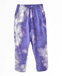 Jelliene Tie & Dye Trendsetter Pants - Purple