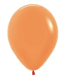 Sempertex Round Latex Balloons Neon Orange - Pack of 50