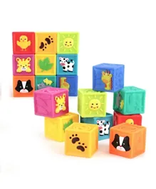 Moon Play and Learn Stacking Blocks Set - Pack of 9