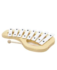 Educationall Wooden Octave Key Glockenspiel with Mallet