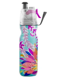 O2Cool Flowers Colors Collection Classic Elite Insulated Arctic squeeze Mist 'N Sip Water Bottle - 590ml