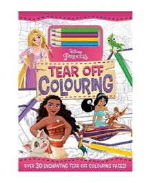 Disney Princess Tear Off Colouring Book - English
