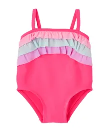 The Children's Place V Cut Swimsuit - Neon Berry