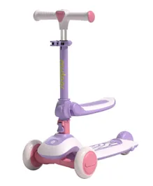 Mideer 2 In 1 Foldable Scooter - Galaxy Purple