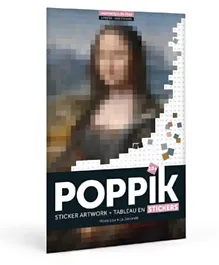 Poppik Poster Art  Mona Lisa Multicolour - 1600 Stickers