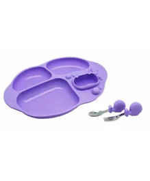 Marcus and Marcus Purple Toddler Dining Set Pack of 3 - Willo