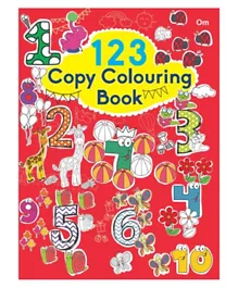 123 Copy Coloring Book - 16 Pages