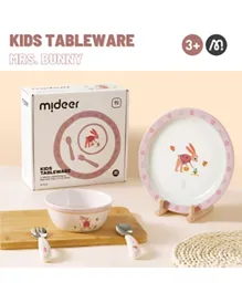 Mideer Kids Tableware Set - Mrs.Bunny