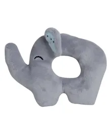 Babyworks Cuddle Rattle  Elly Elephant - Grey