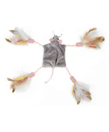 Petlinks Cutie Mouse Feathered Crinkle Cat Toy with Catnip