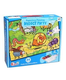 Tu Sun Puzzle And Painting Insect Party II - 24 Pieces