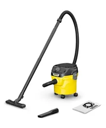 Karcher KWD 1 W V-12/2/18 (BY-) Wet And Dry Vacuum Cleaner 12L 16284060 - Yellow