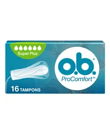 OB Tampons Pro Comfort Super Plus Tampons - Pack of 16